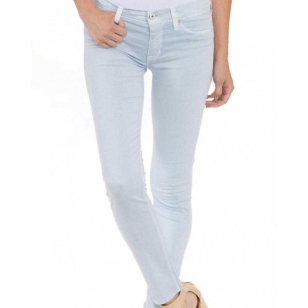 Super Soft Hudson Jeans Krista Crop Powder Blue 25